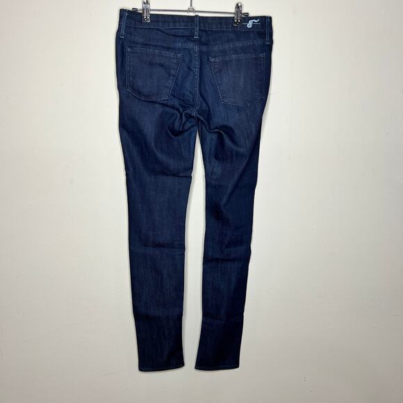 Earnest Sewn Dash Wash Low Rise Harlan Cigarette Leg Denim Jeans Size 28 - Picture 3 of 7